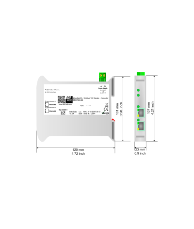 ETHERNET/IP MODBUS TCP MASTER - CONVERTER