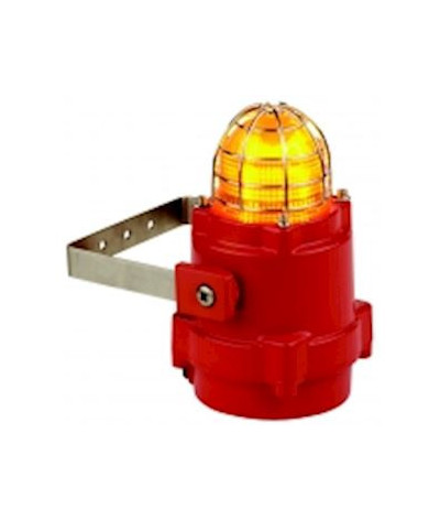 FLEU FLASH COMPACT A LED ORANGE 2 FEU FLASH EN 24VCA