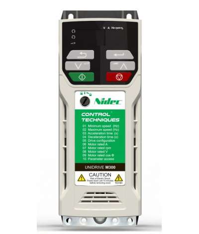 OCCASION - UNIDRIVE M300 AVEC AFFICHEUR 7.5 KW ALIMENTATION TRIPHASEE 400V