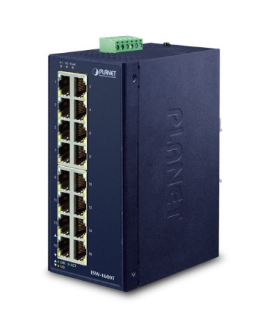 SWITCH.INDUS IP30 P&P 16 X 10/100TX (-40ºC A +75ºC)