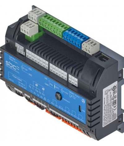 Régulateur Programmable PG5, Alimentation 230VAC, 4 AO, 4 UI, 4 Relays, 2 Triacs, sortie 24VAC (300mA),  SuperCap de sauvegarde