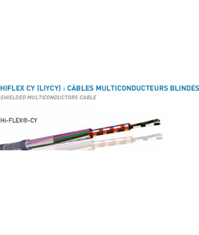 HIFLEX-CY 2X0.5 BLINDE LIYCY (Modbus et