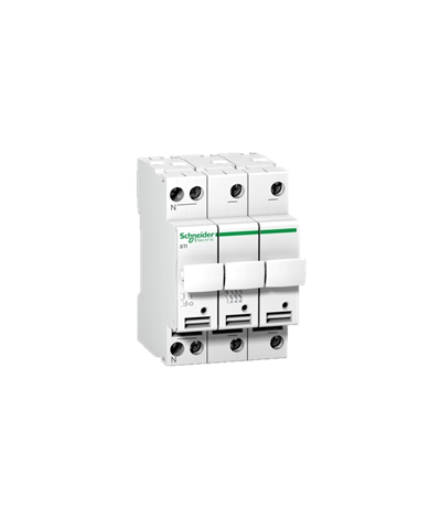 Acti9 STI - sectionneur fusible à tiroir - 3P+N - 25A - pour fusible 10.3x38mm