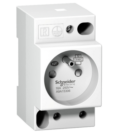 PRISE DE COURANT MODULAIRE OCCASION 16A 2P+T STANDARD FRANÇAIS 250V