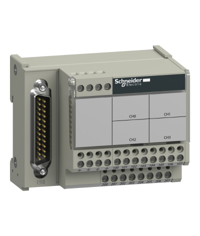 MODICON X80 OCCASION - EMBASE DE RACCORDEMENT TELEFAST - 4 VOIES THERMOCOUPLE