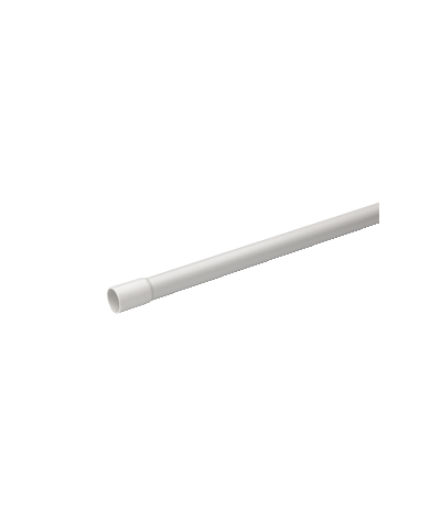 Mureva Tube - conduit rigide tulipé PVC gris - Ø16mm/3m - au mètre linéaire