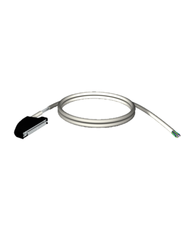 Modicon X80 - cordon blindé - conn. 40 contacts - fils volants 1 extrémité - 5m