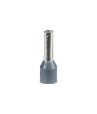 DZ5 - embout de câble isolé - format moyen - 2,5mm² - gris - NF