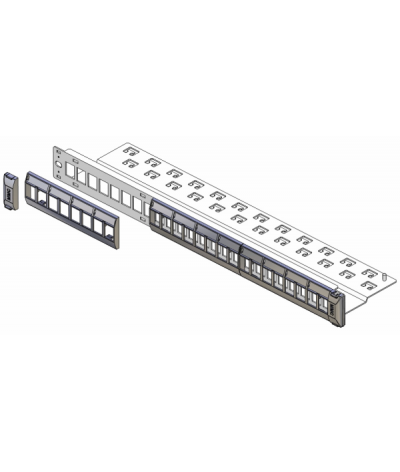 PANNEAU 1U 8,16,24 PORTS POUR NB,AN,FS