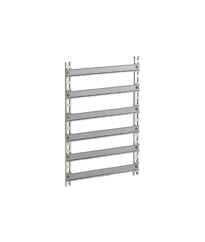 Spacial S3X - châssis DIN symétrique - H300xL300mm - 4 rails profilés