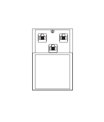 Altivar - boîtier de dérivation CANopen - 2xRJ45 et 1xRJ45