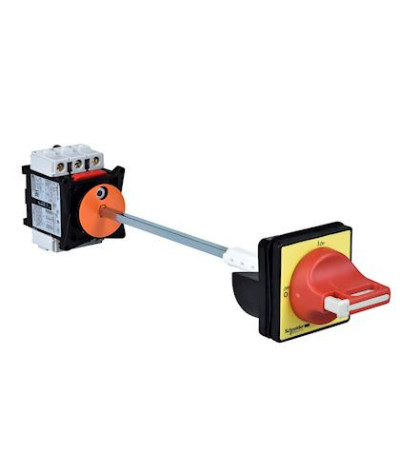 TeSys VccF - inter.-sectionneur - 3P - 690V 32A - poignée rouge cadenassable