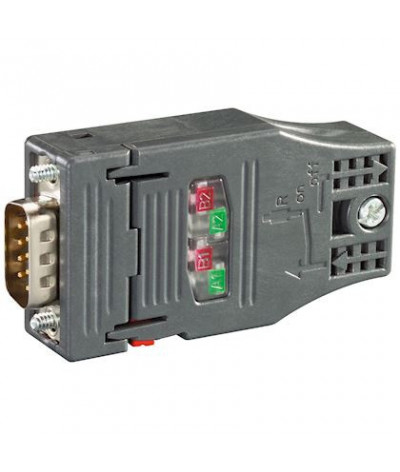 PB FC RS 485 PLUG 180, CONNECTEUR PB AVEC CONN. FASTCONNECT ET SORTIE DE CABLE AXIALE P. PC INDUSTRIEL,SIMATIC OP,OLM,VITESSE TR