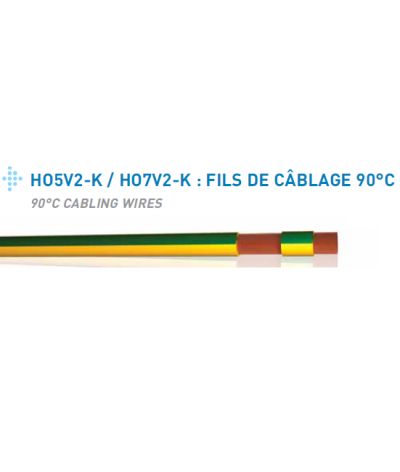 HO5V-K 0.75 VERT/JAUNE BC100M