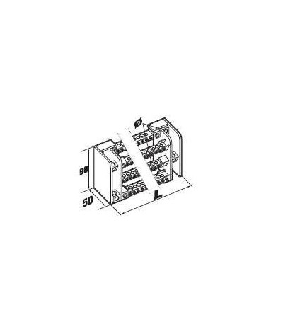 REPARTITEUR TETRAPOLAIRE 100-125 AL - 10