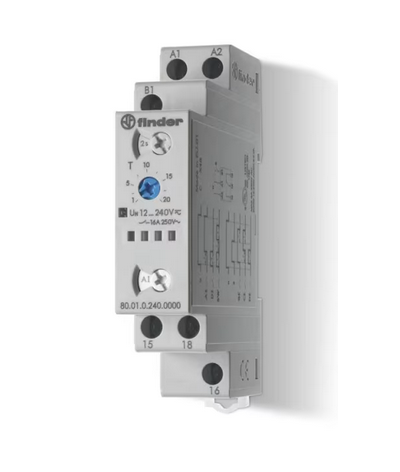 RELAIS TEMPORISE OCCASION 1RT 16A MULTI TENSION /